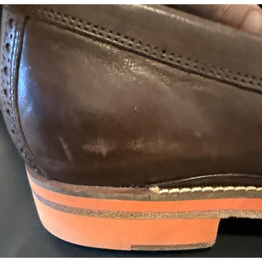 Cole Haan Mens Size 12‎ M Tassels Loafers Brown Leather Shoes Preppy Office - Picture 14 of 14